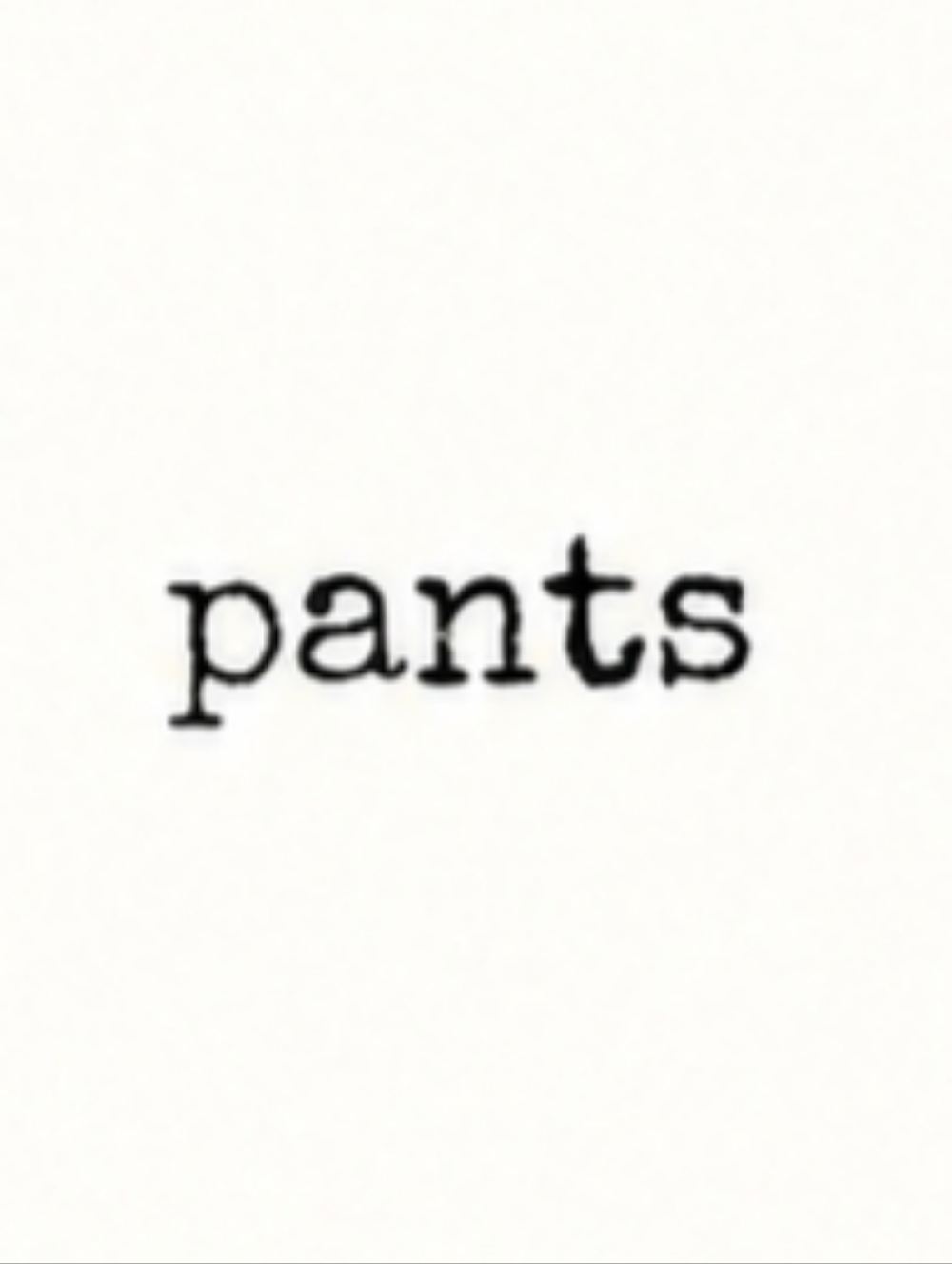 Jeans, trousers, jumpsuits, athletic pants
